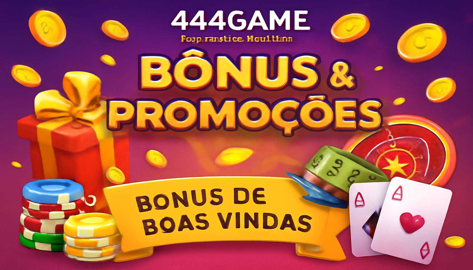 O bônus promocional 444GAME é uma ótima maneira de começar sua aventura