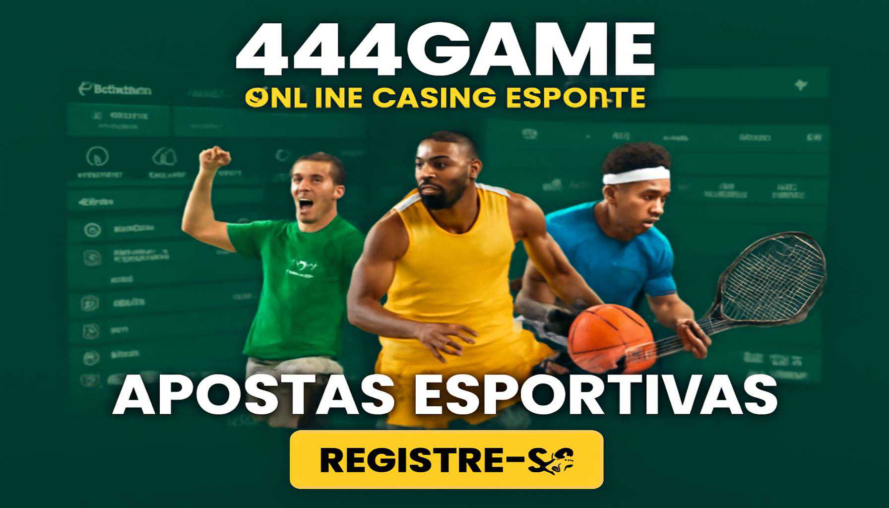 Aposte em apostas esportivas no cassino online 444GAME
